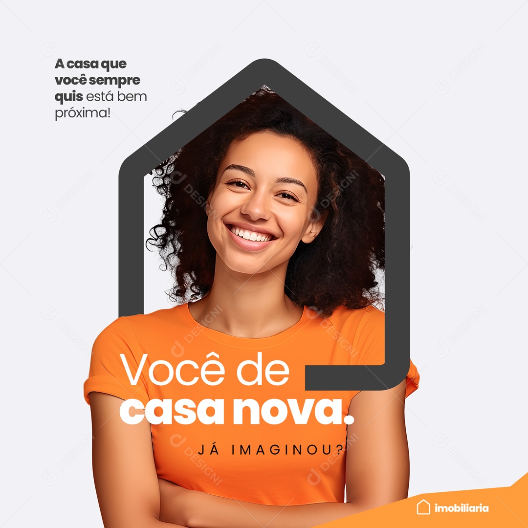 Imobiliária Social Media PSD Editável