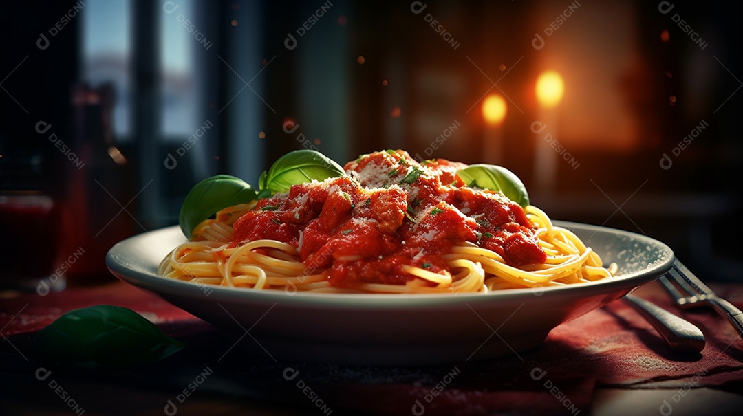 Macarrão Espaguete Ao Molho