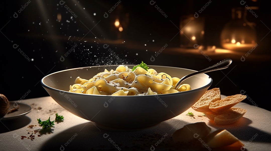 Macarrão Ao Molho e Queijo