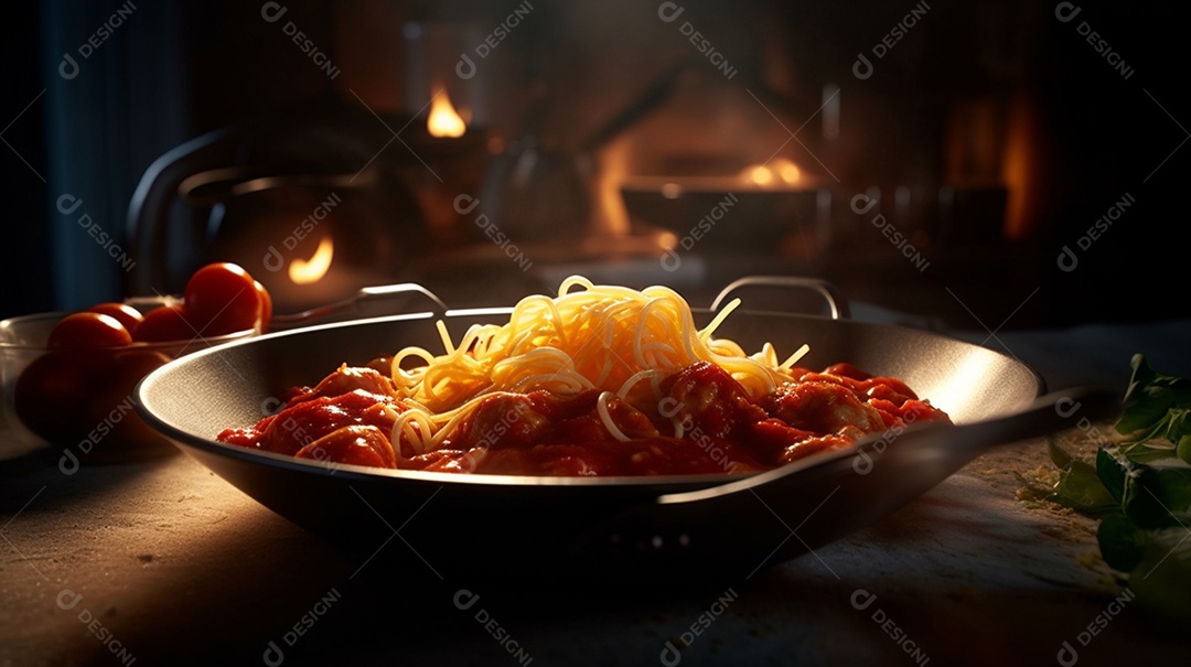 Macarrão Espaguete Ao Molho