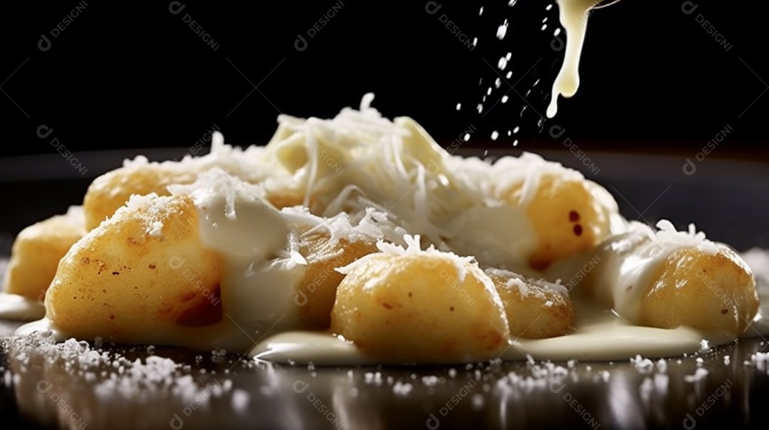 Macarrão Nhoque Ao Molho e Queijo