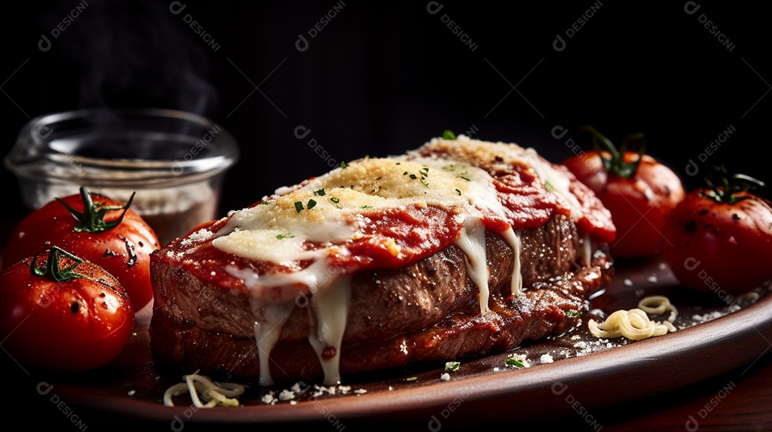 Carne Ao Molho e Queijo