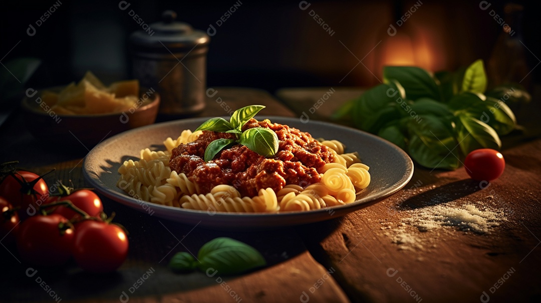Macarrão Ao Molho Bolonhesa Italiana