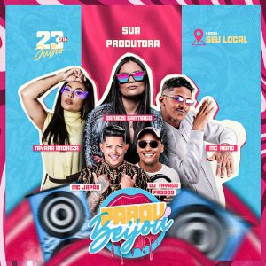 Flyer Shows Parou Beijou Social Media PSD Editável