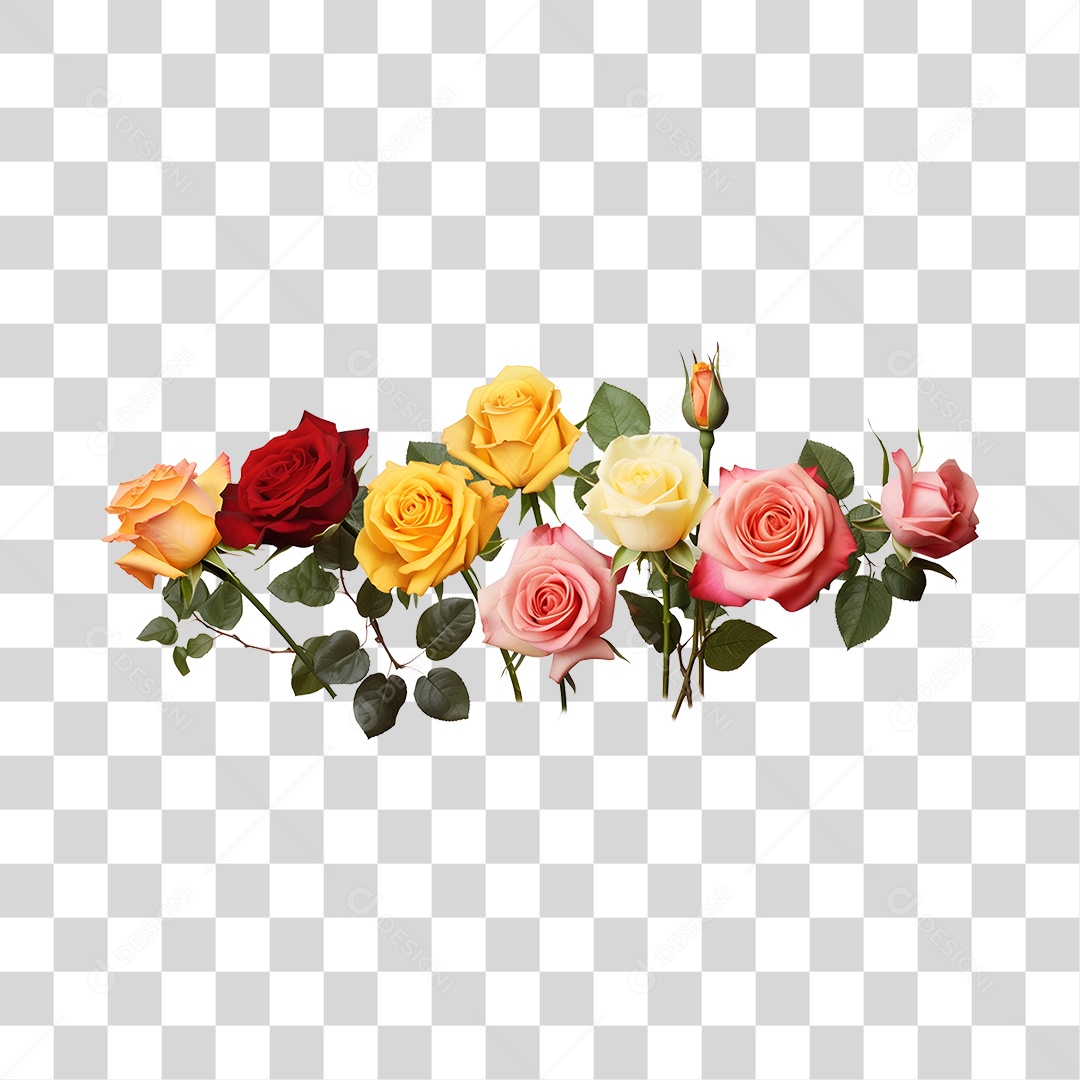 Lindas flores PNG Transparente