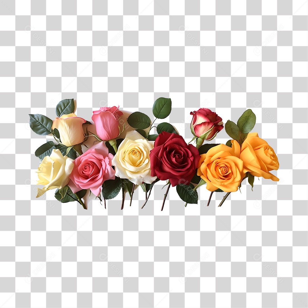 Lindas flores PNG Transparente