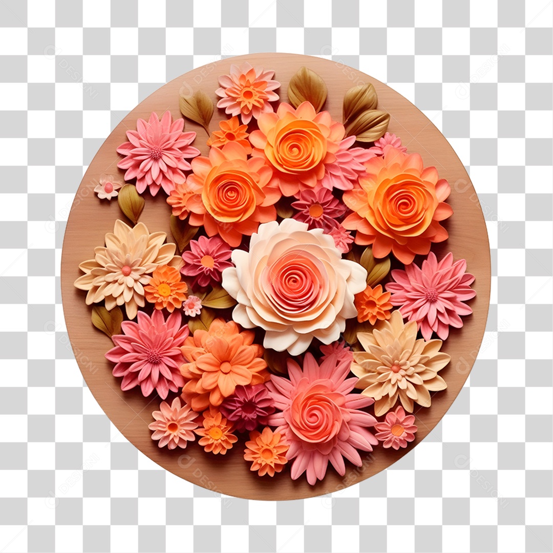 Lindas flores PNG Transparente