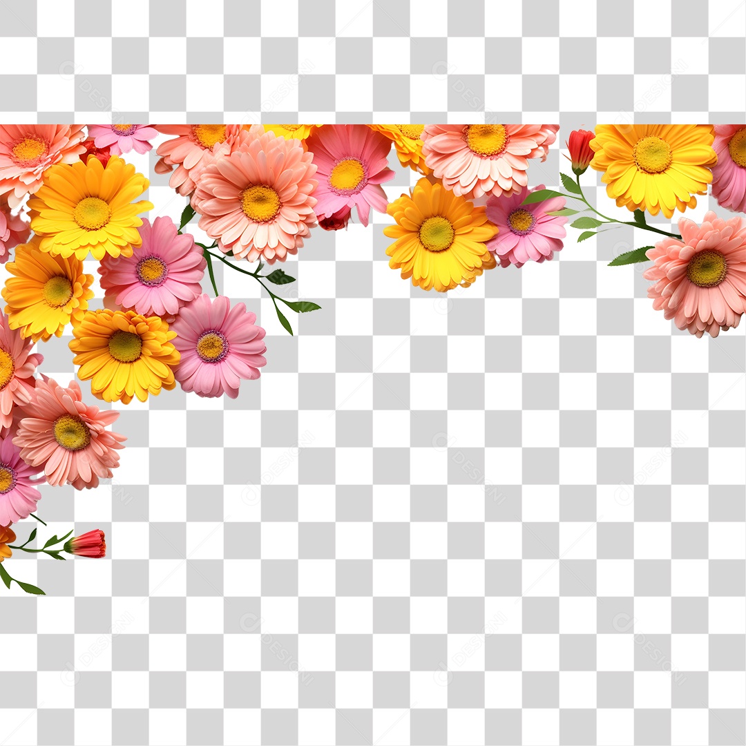 Lindas flores PNG Transparente