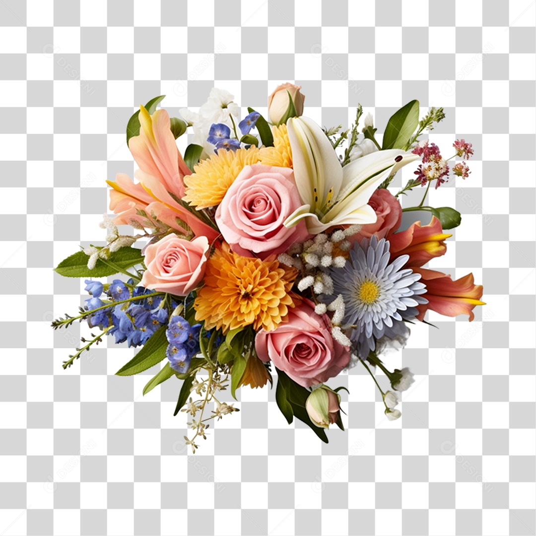Lindas flores PNG Transparente