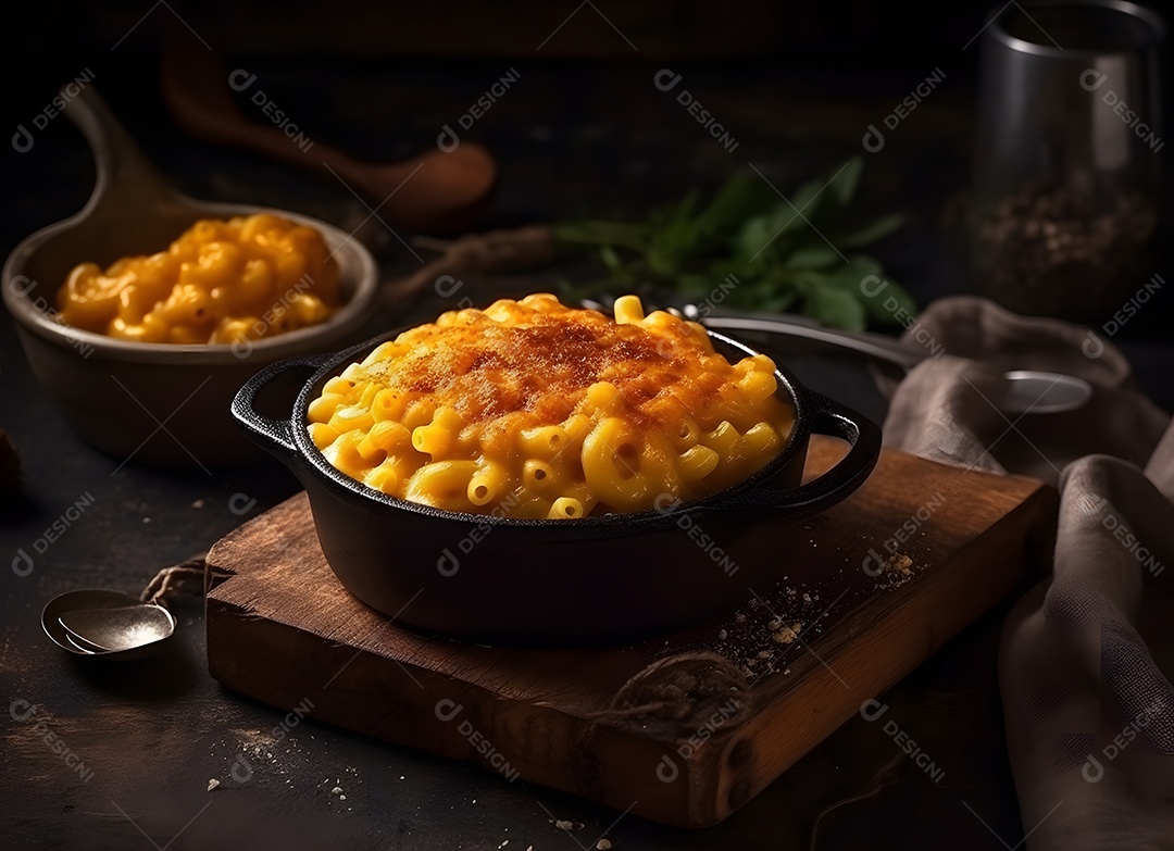 Macarrão Em Vasilha Sobre a Mesa