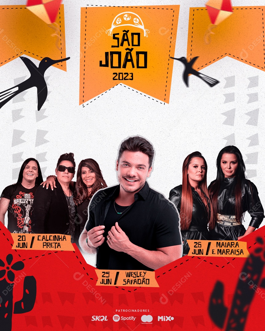 Flyer Evento São João 2023 Social Media PSD Editável