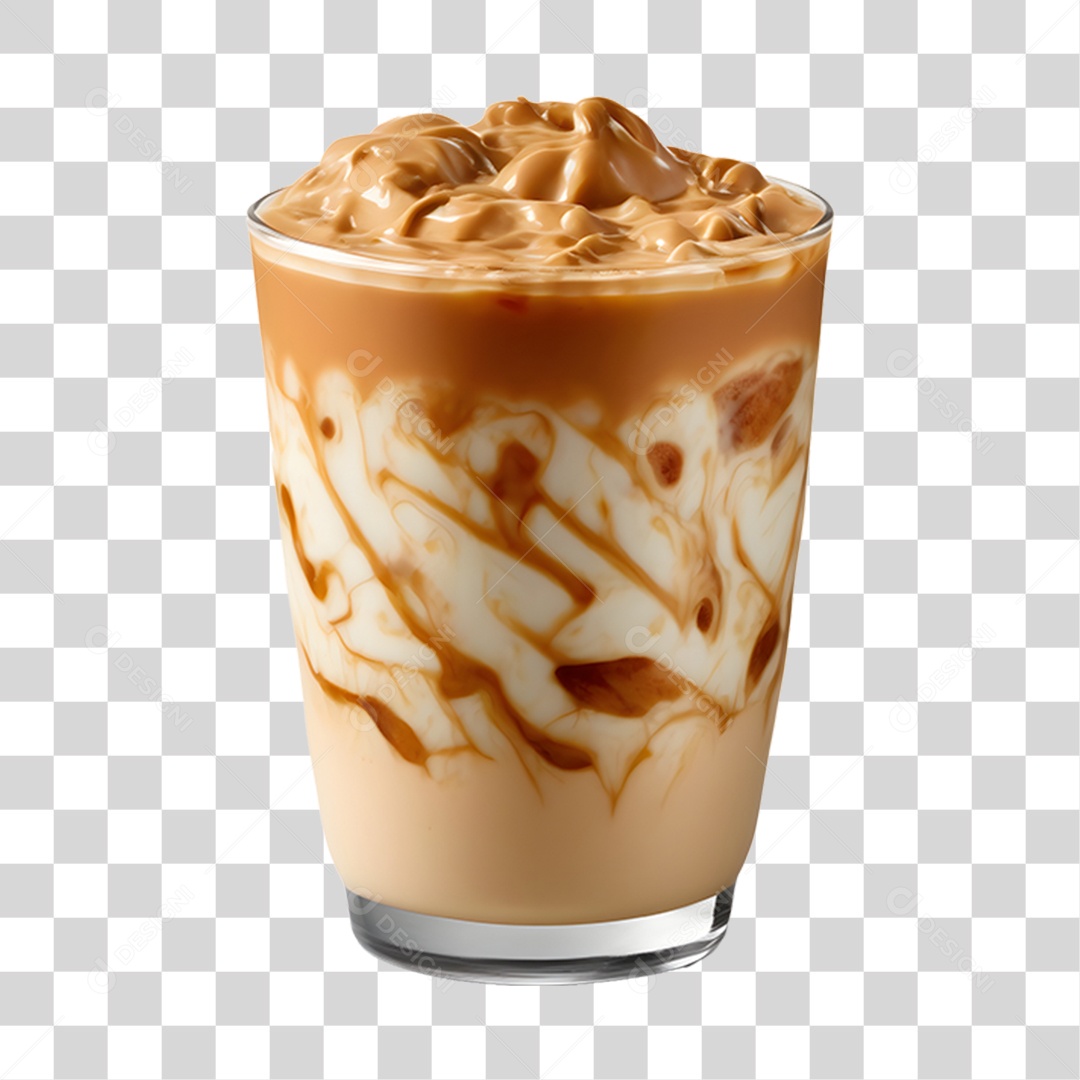 Copo de capuccino bebida PNG Transparente