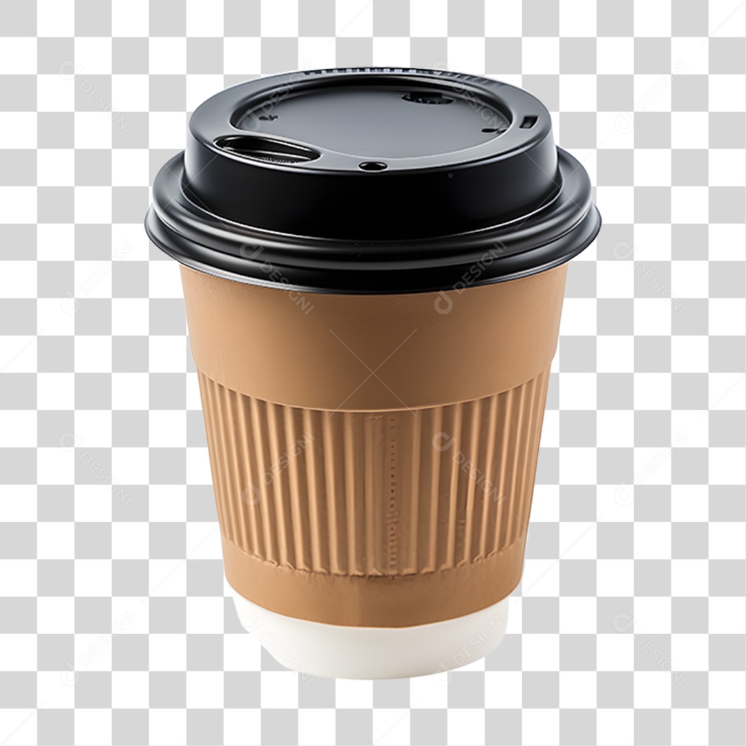 Copo de café descartável PNG Transparente