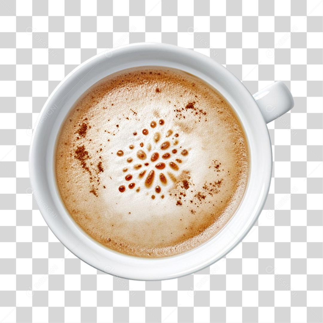 Xícara de café capuccino PNG Transparente