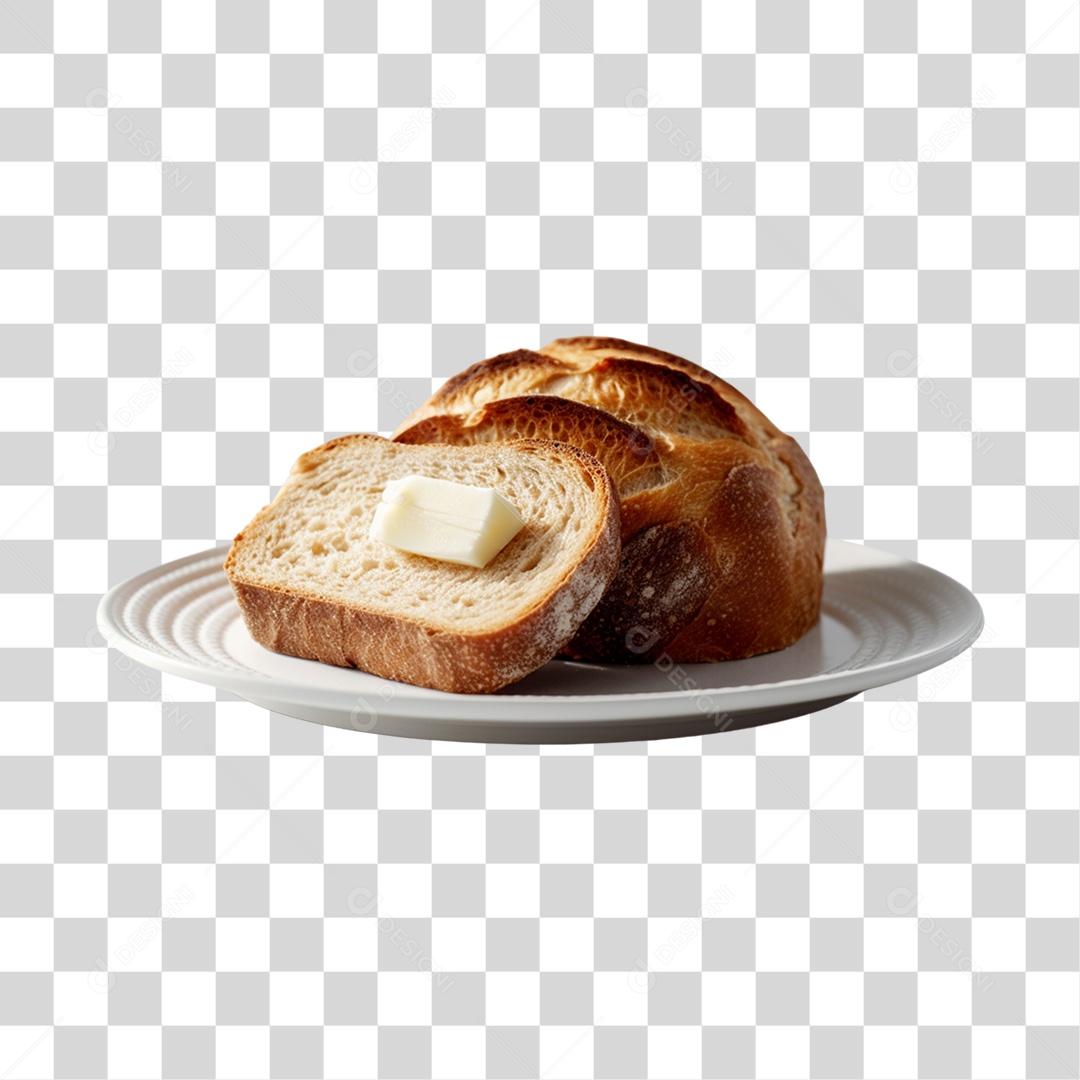 Bolos assados sobre prato PNG Transparente