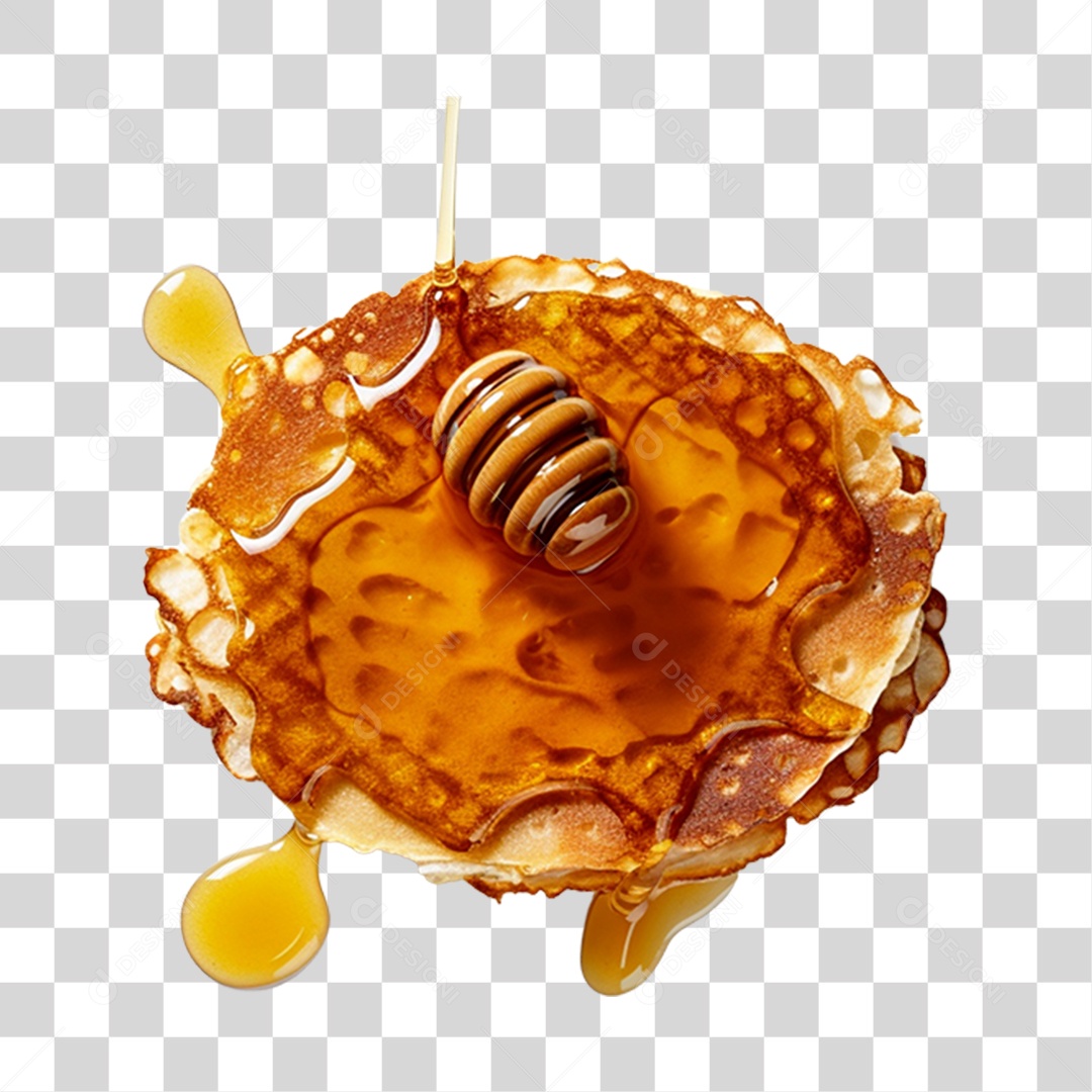 Lanche de café da manhã sobre prato PNG Transparente