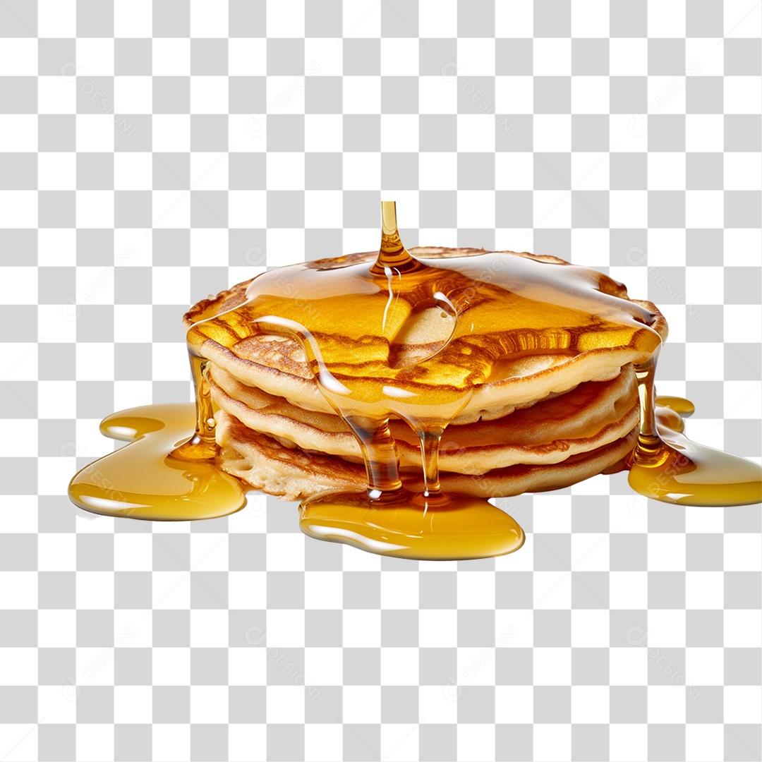 Lanche de café da manhã sobre prato PNG Transparente