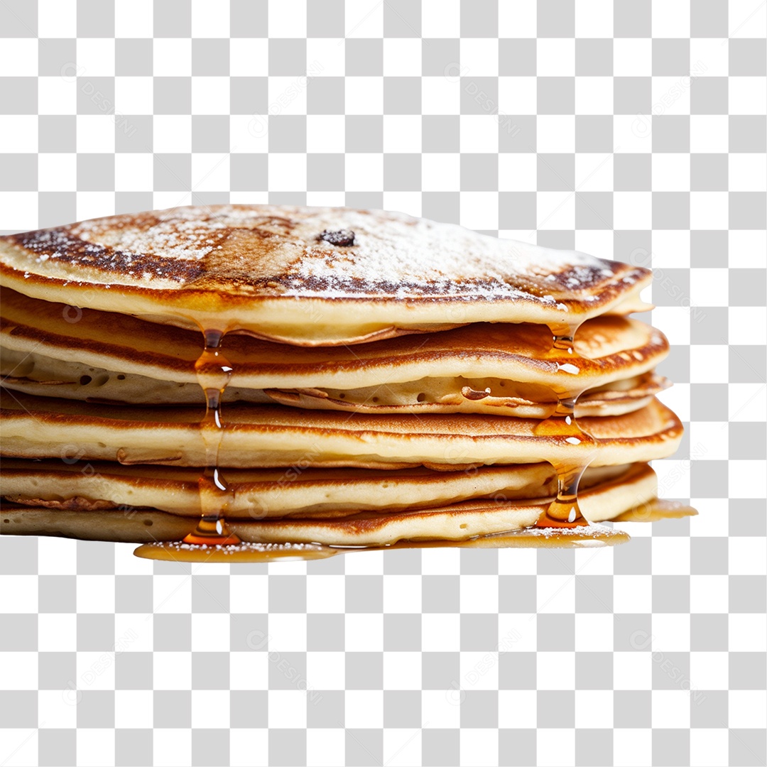 Lanche de café da manhã sobre prato PNG Transparente