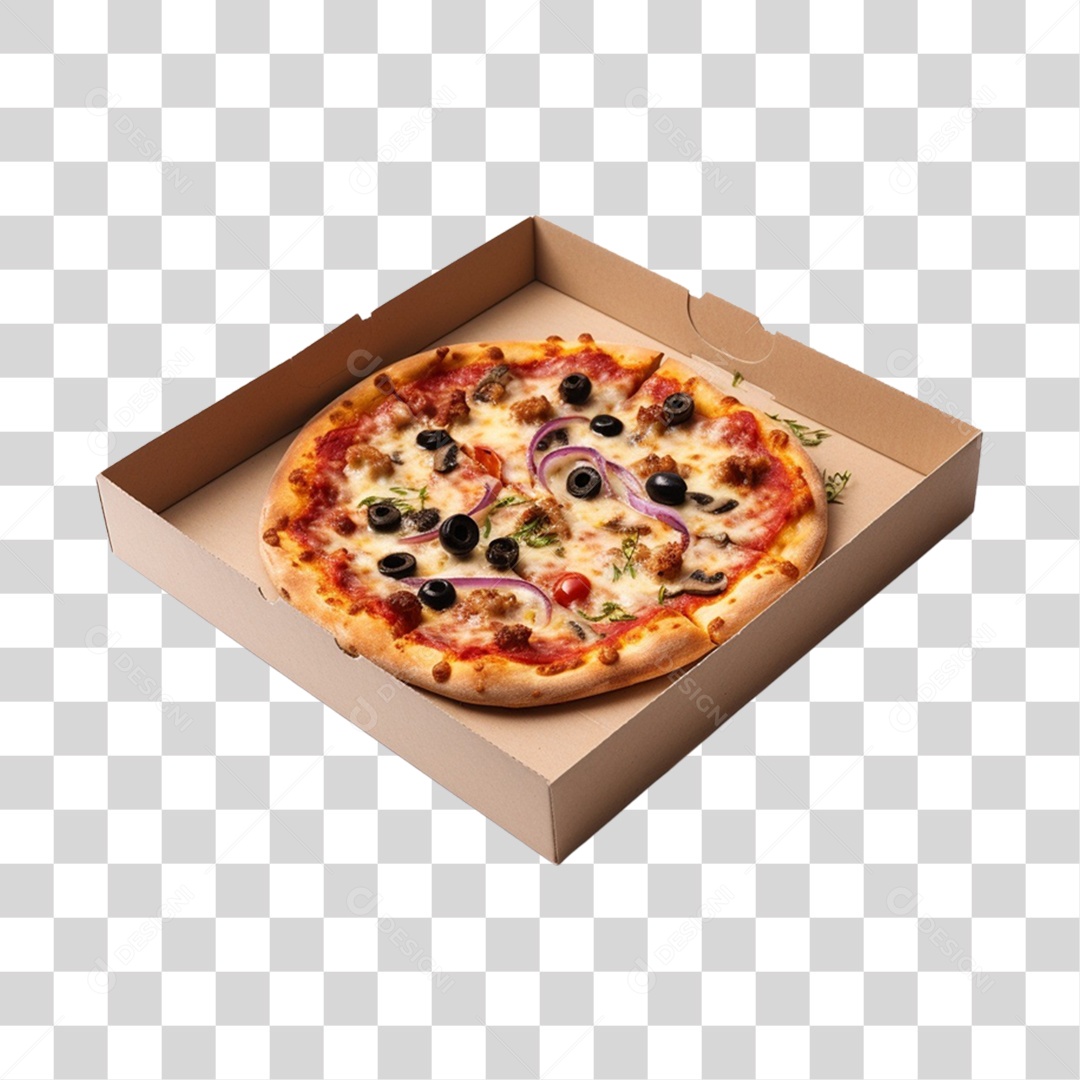 Pizza deliciosa PNG Transparente