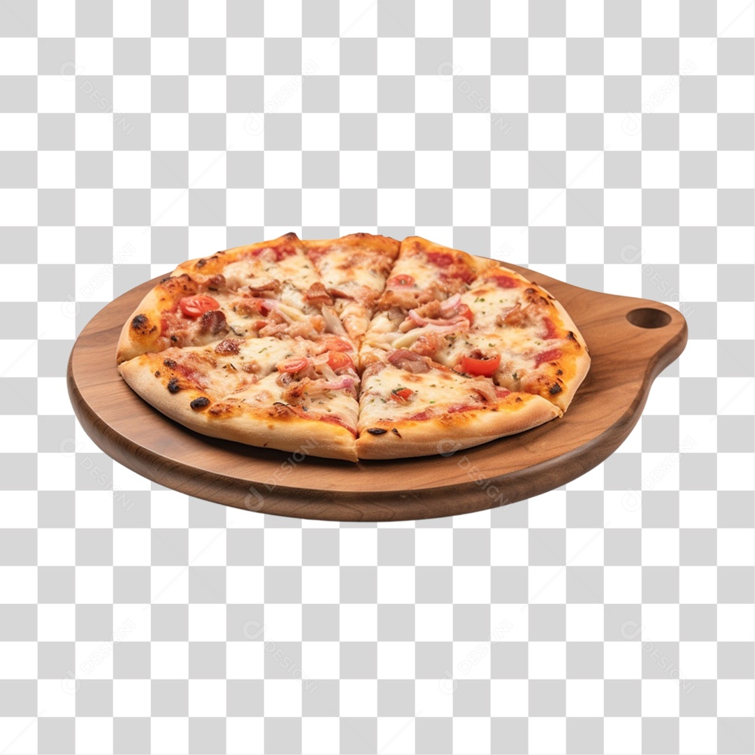 Pizza deliciosa PNG Transparente