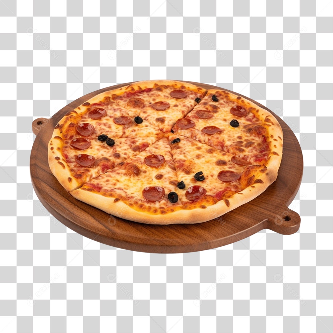 Delicious Pizza Transparent PNG