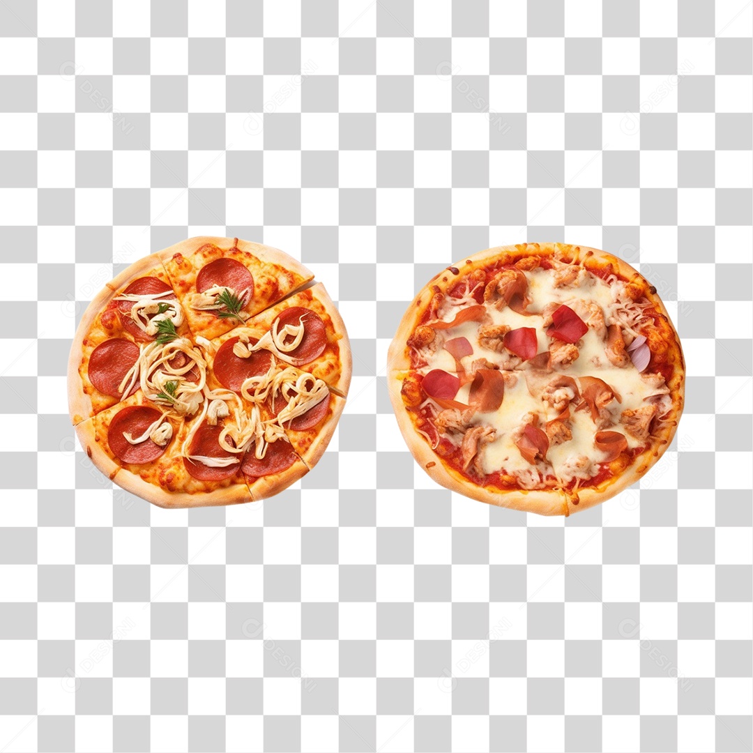 Pizza deliciosa PNG Transparente