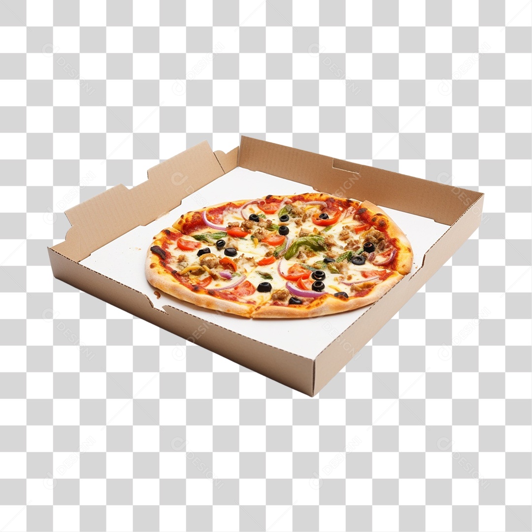 Pizza deliciosa PNG Transparente