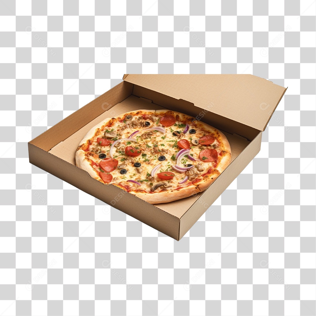 Pizza deliciosa PNG Transparente