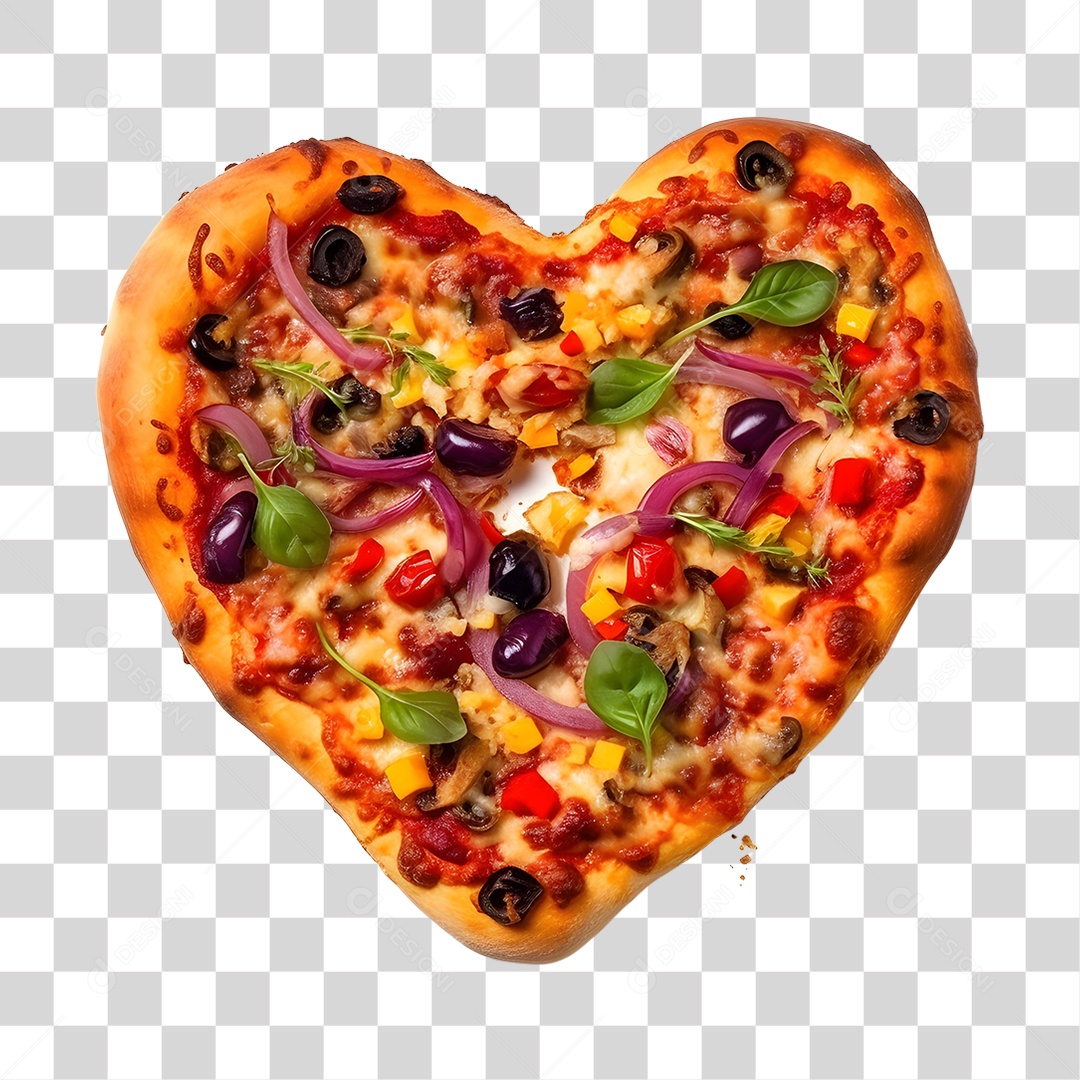 Pizza deliciosa assada PNG Transparente