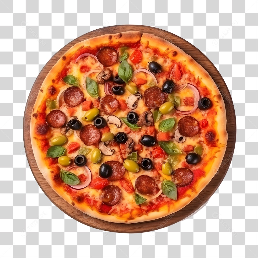 Delicious Pizza Transparent PNG