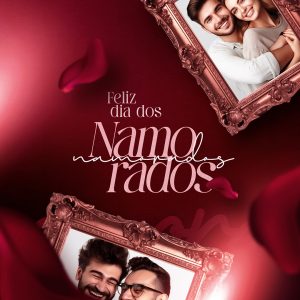 Feliz Dia Dos Namorados 12 de Junho Social Media PSD Editável