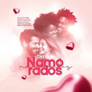 Feliz Dia Dos Namorados 12 de Junho Social Media PSD Editável