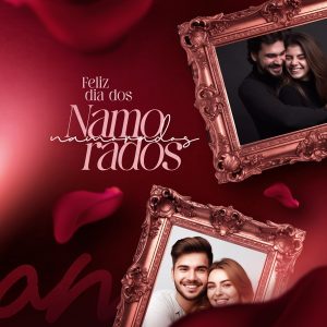 Feliz Dia Dos Namorados 12 de Junho Social Media PSD Editável