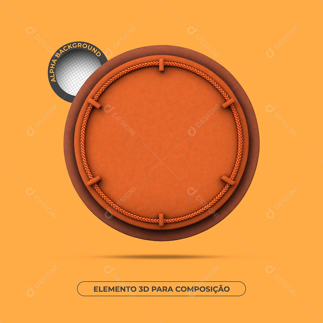 Painel De Madeira Elemento 3D Para Composição PSD