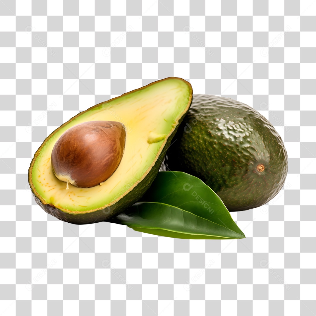 Abacate maduras e frescas PNG Transparente