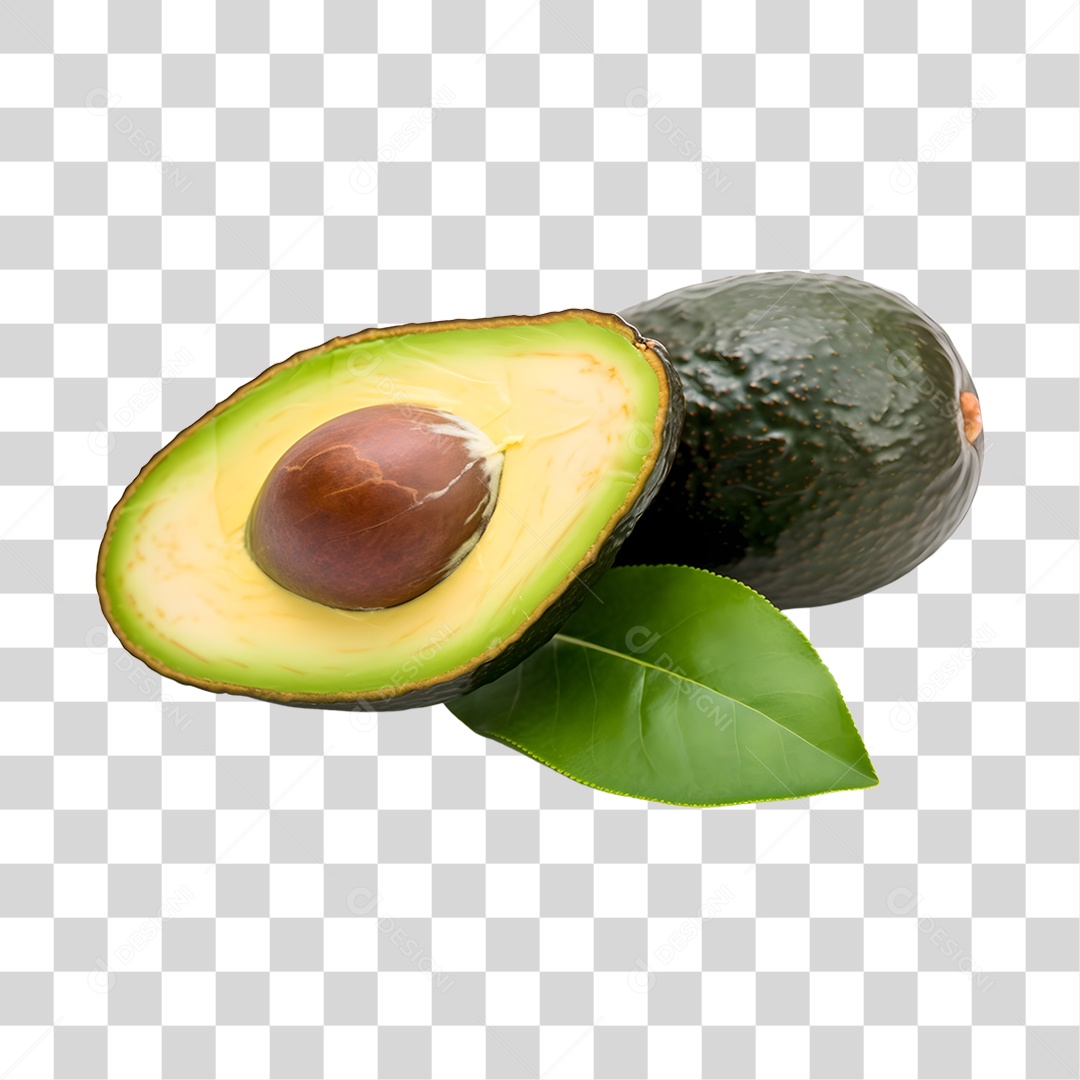 Abacate maduras e frescas PNG Transparente