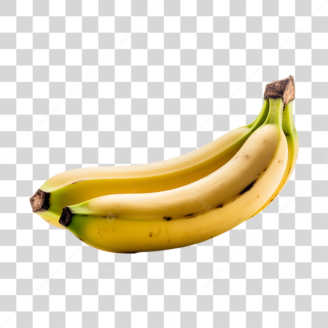 Bananas maduras e frescas PNG Transparente