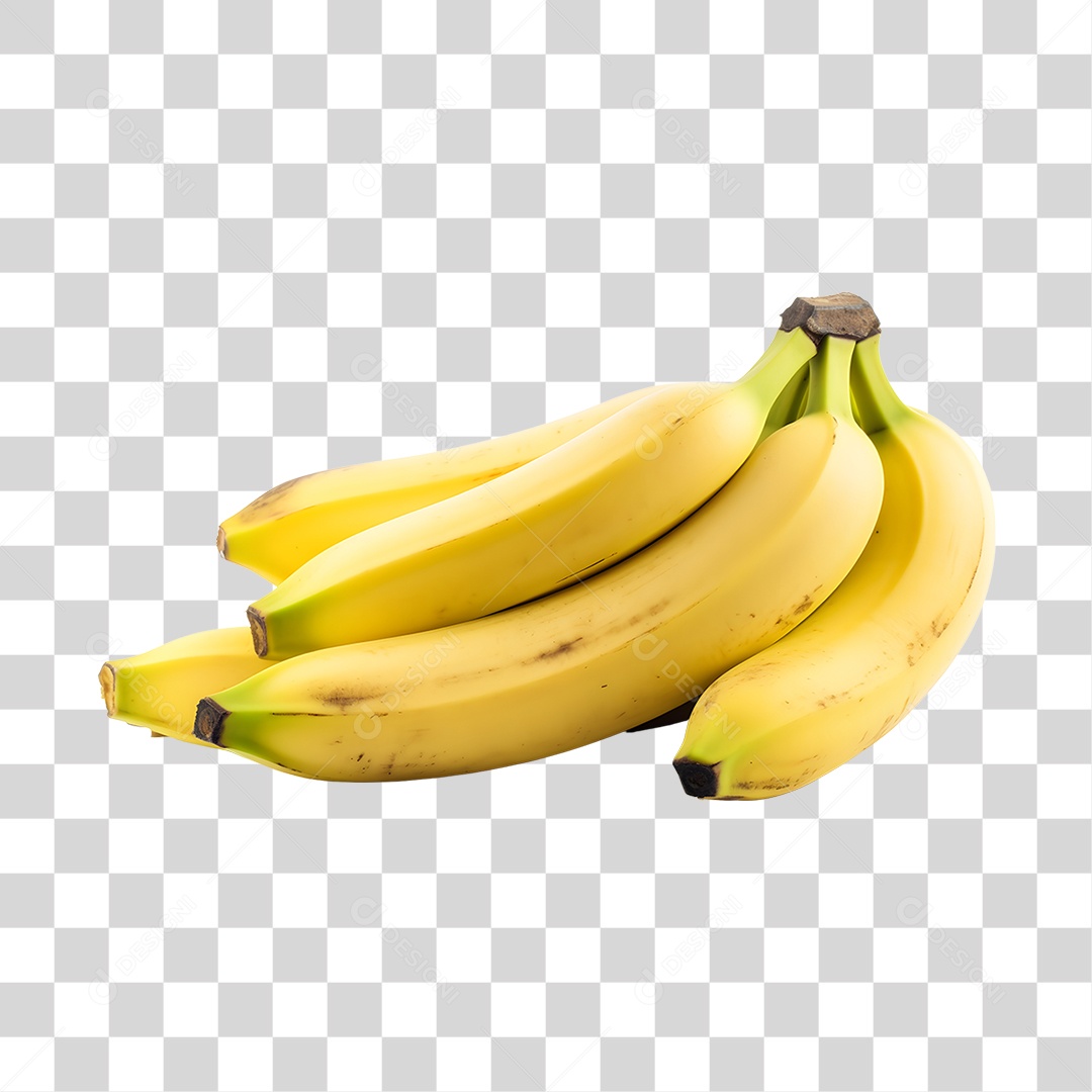 Bananas maduras e frescas PNG Transparente