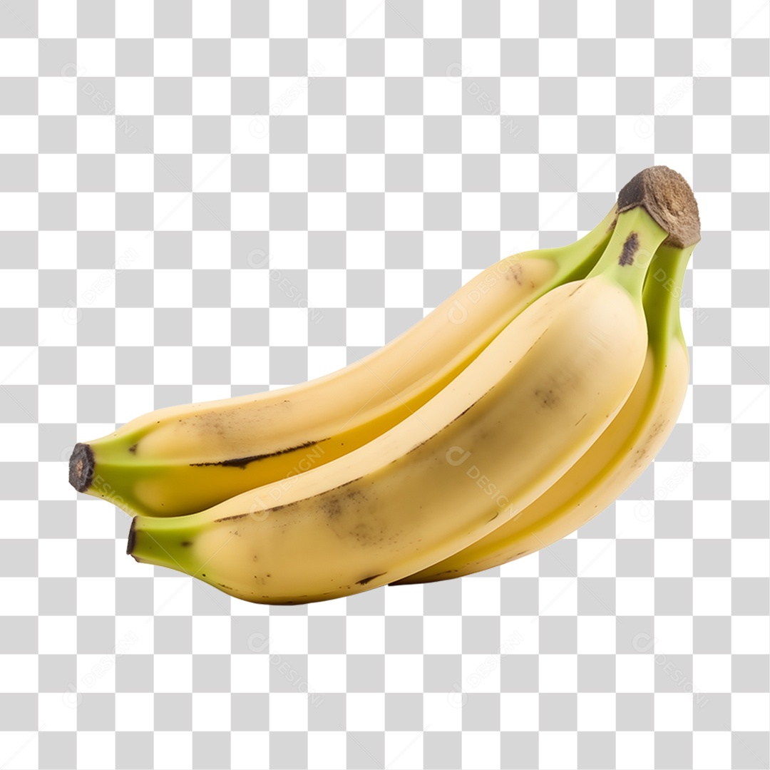 Bananas maduras e frescas PNG Transparente