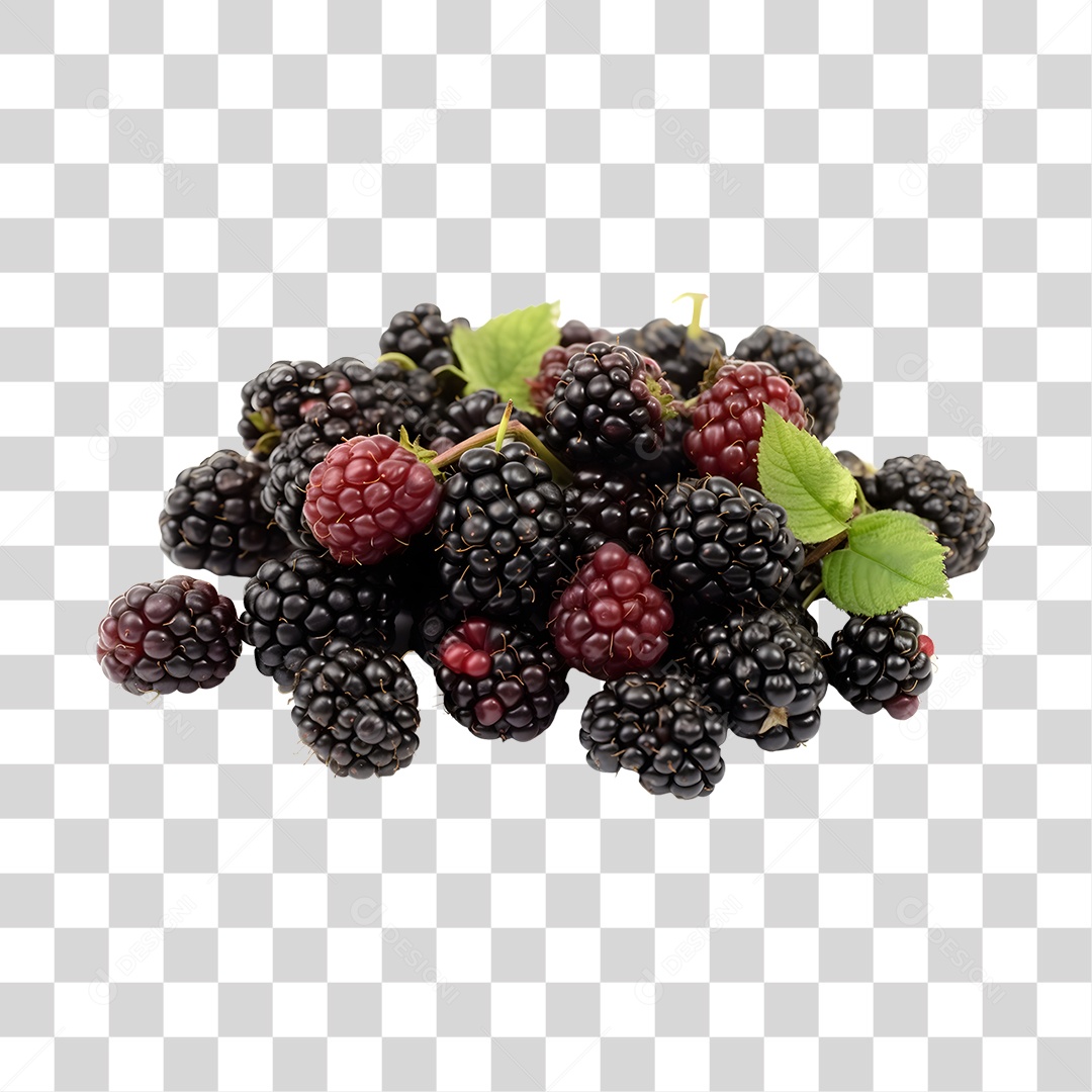 Amora maduras e frescas PNG Transparente