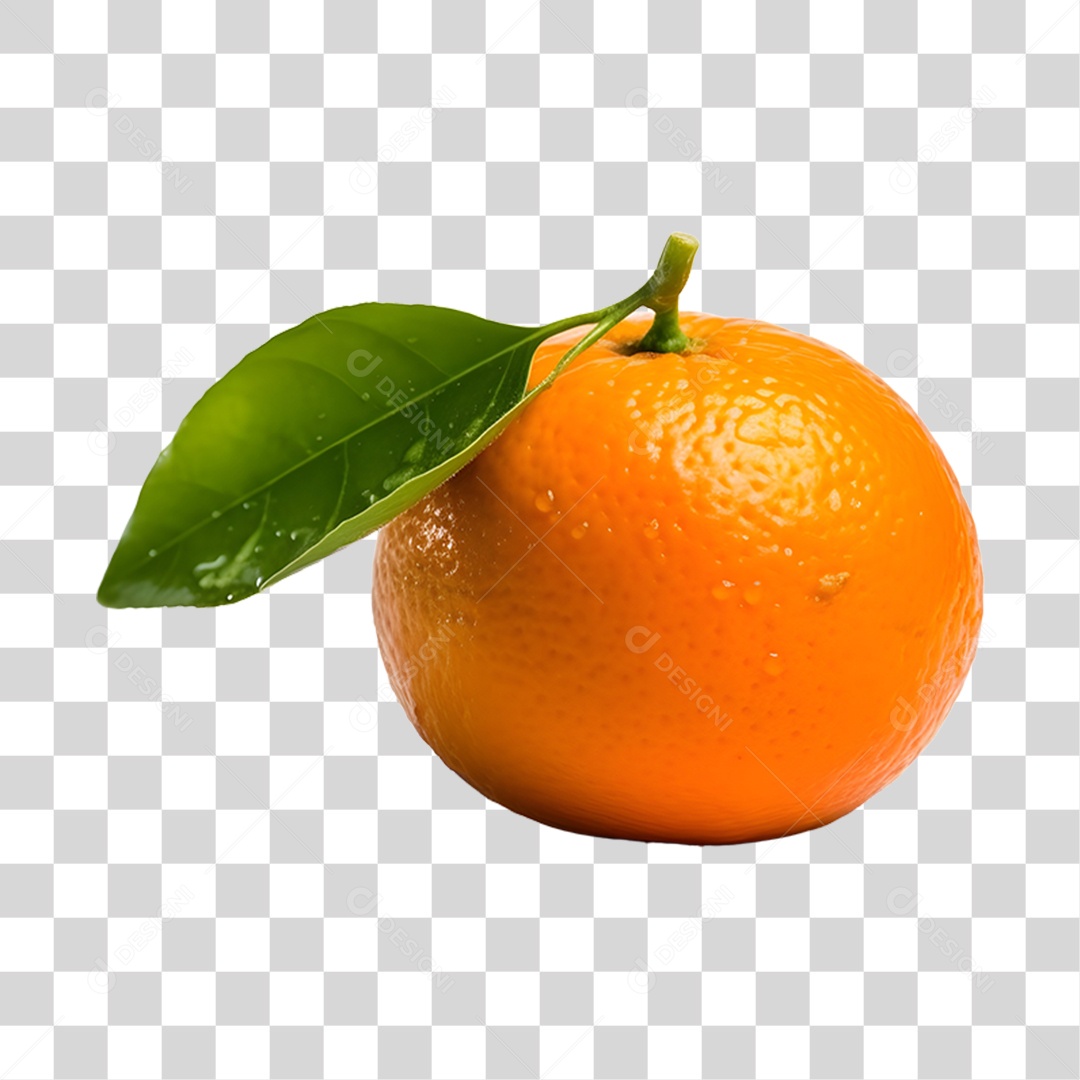 Laranja madura e fresca PNG Transparente