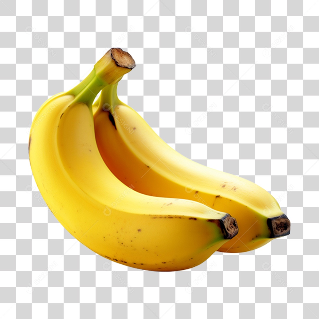 Banana madura e fresca PNG Transparente