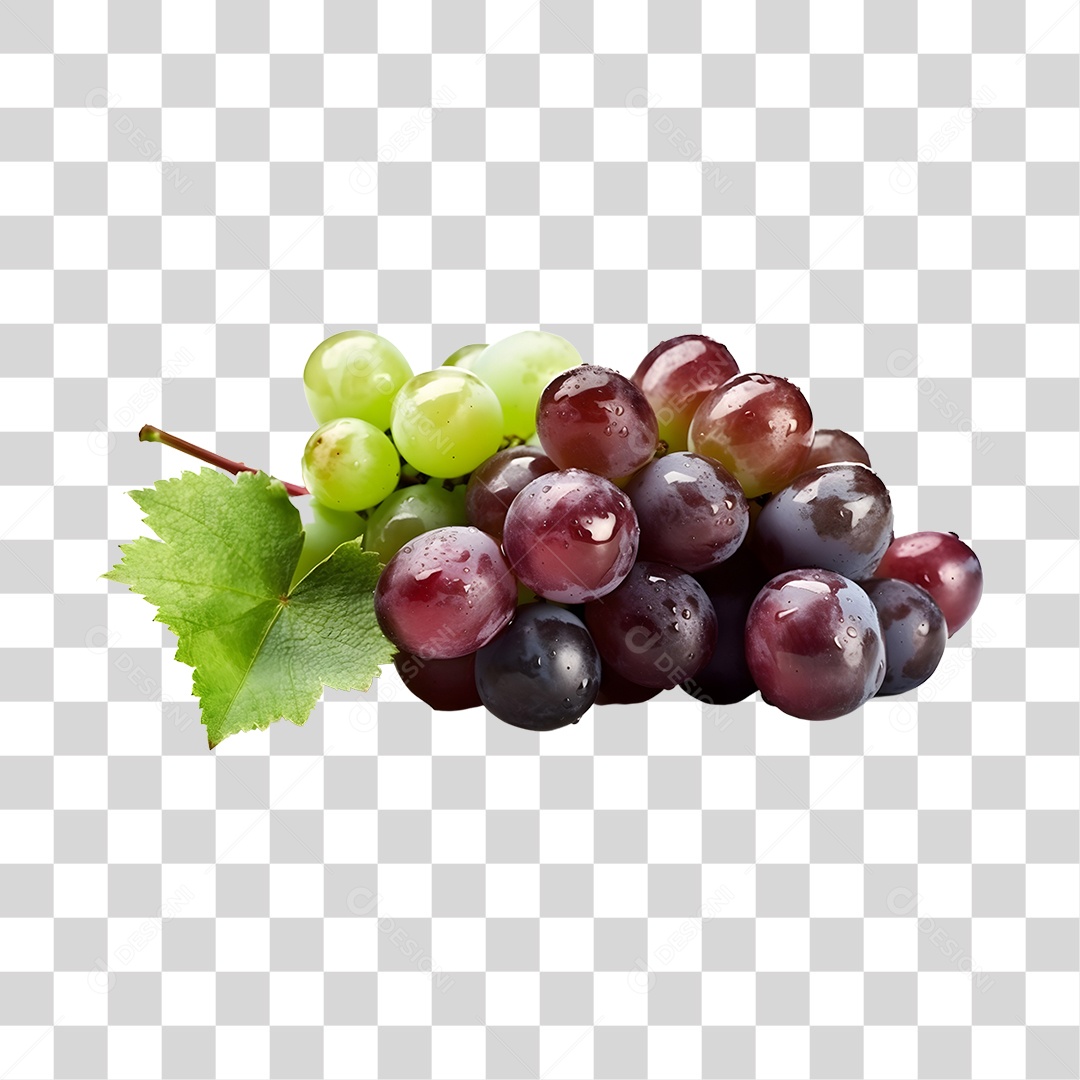 Uva madura e fresca PNG Transparente