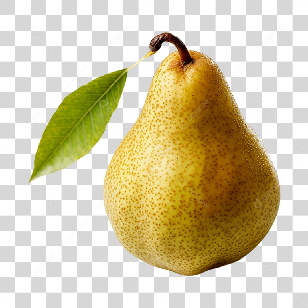 Pera madura e fresca PNG Transparente