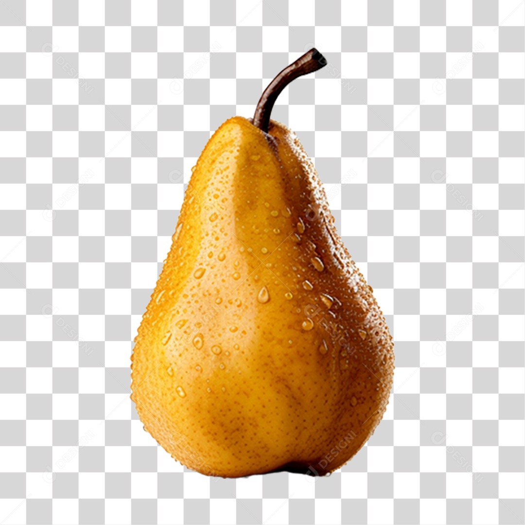 Pera madura e fresca PNG Transparente
