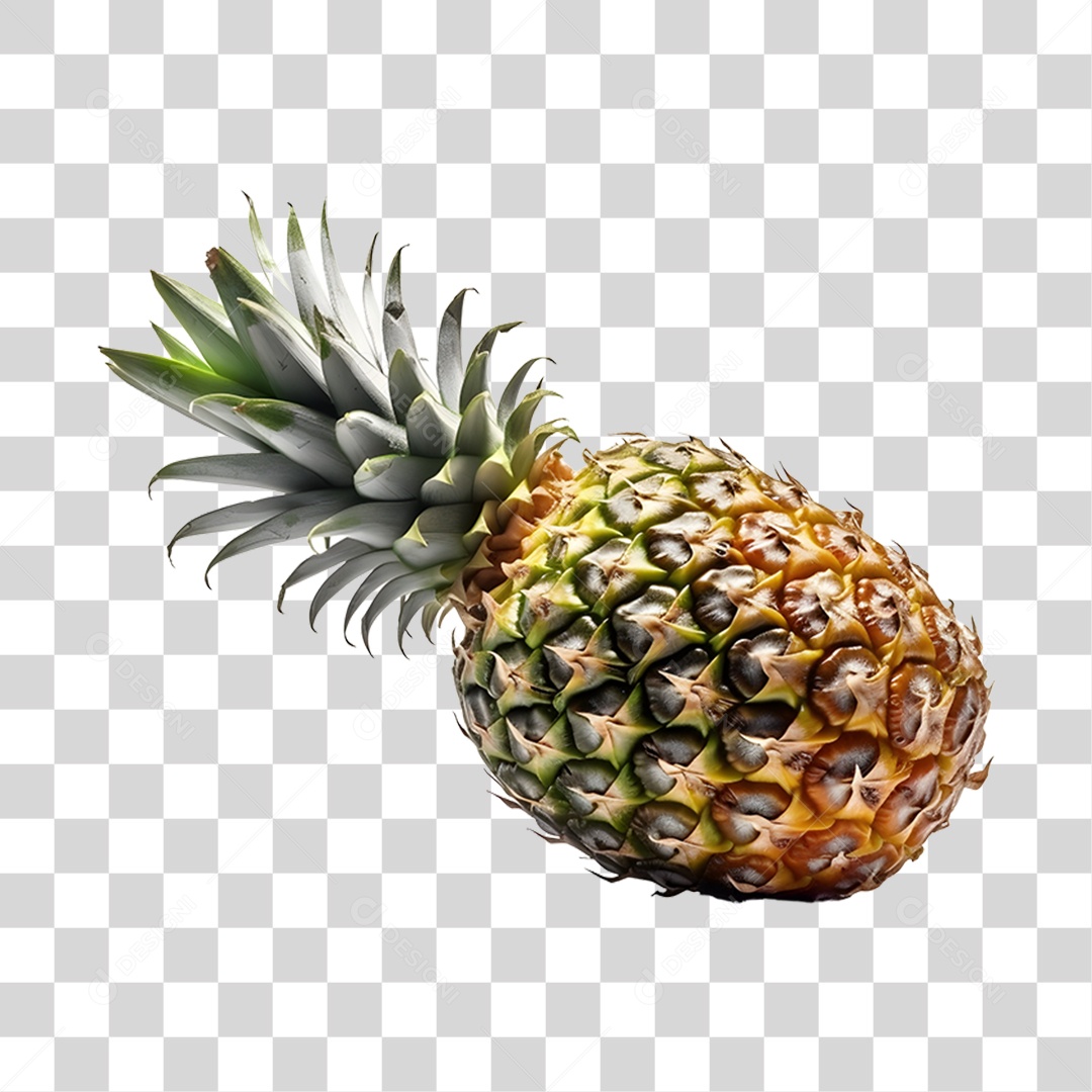 Abacaxi maduro e fresco PNG Transparente