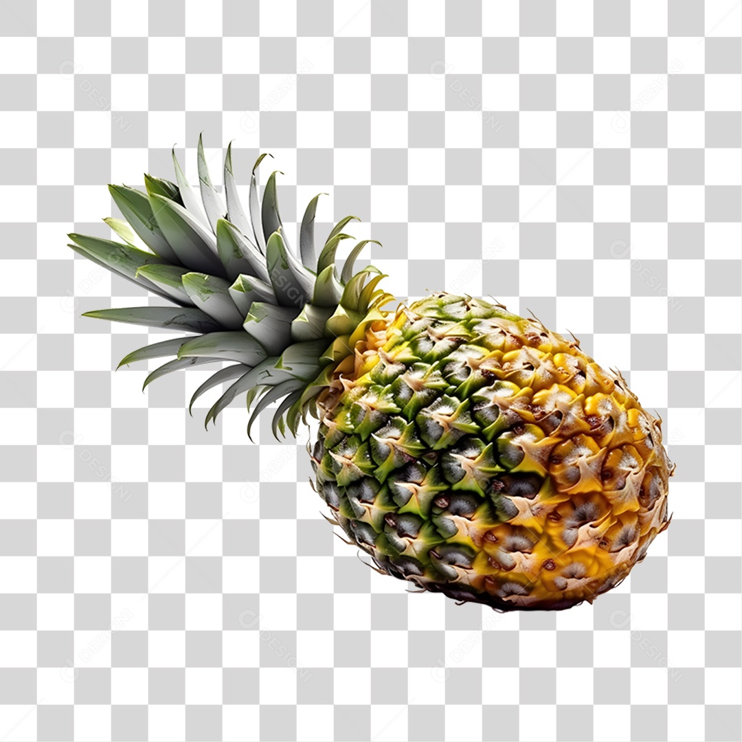 Abacaxi maduro e fresco PNG Transparente