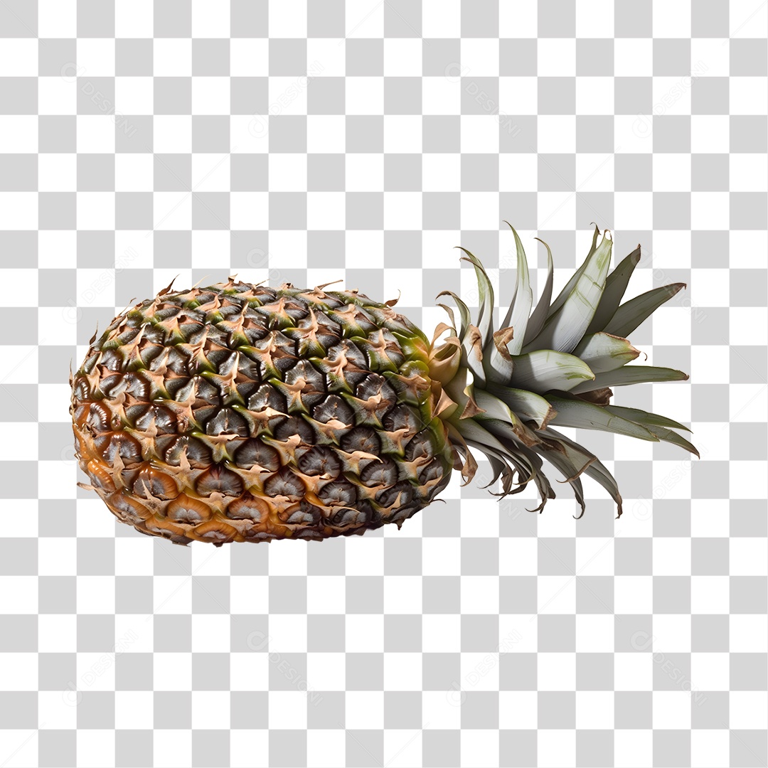 Abacaxi maduro e fresco PNG Transparente