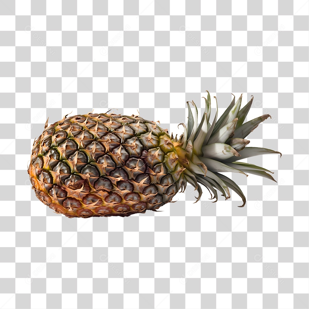 Abacaxi maduro e fresco PNG Transparente