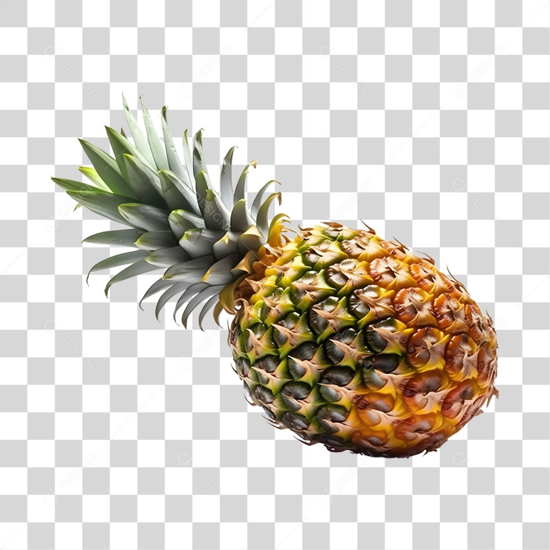 Abacaxi maduro e fresco PNG Transparente